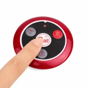 Retekess T128 + Retekess T117 – 1x hodinky (prijímač/pager) + 10x privolávacie tlačidlo obsluhy