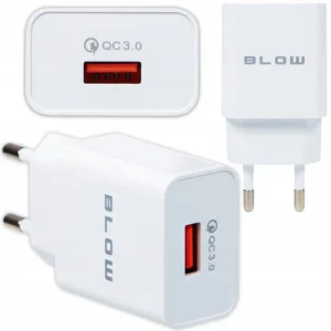 Adaptér BlowSB01 - Nabíjačka USB, QC 3.0, 18W - biela